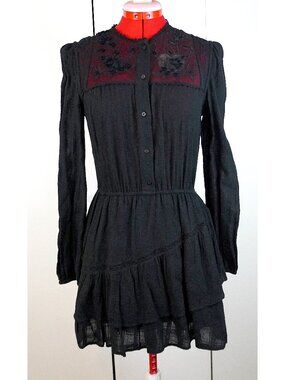 NWT Zara Short Embroidered Dress